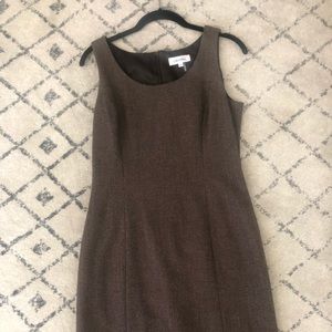 Calvin Klein Brown Pencil dress Size 2